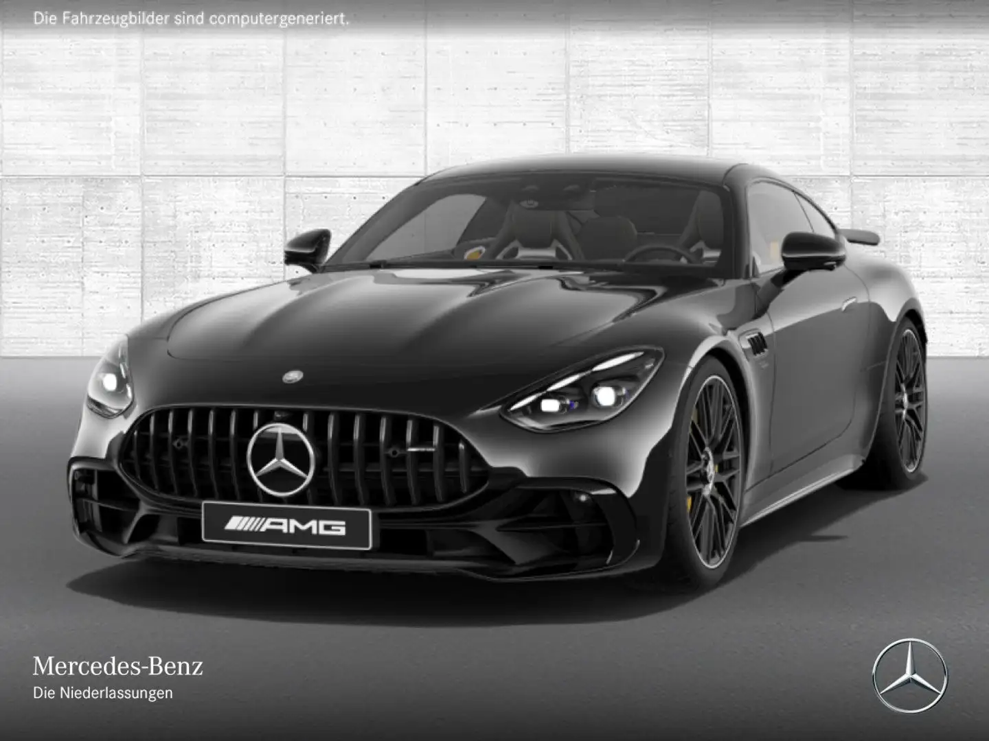 Mercedes-Benz AMG GT 43  Cp. Perf-Sitze 360° Pano Burmester HUD Schwarz - 2