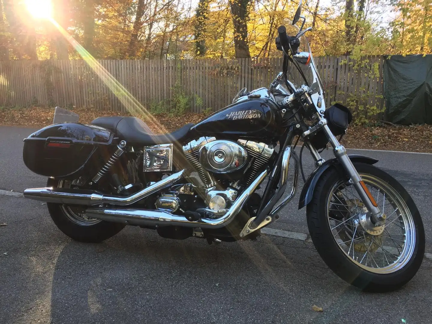 Harley-Davidson Dyna Low Rider Чорний - 1