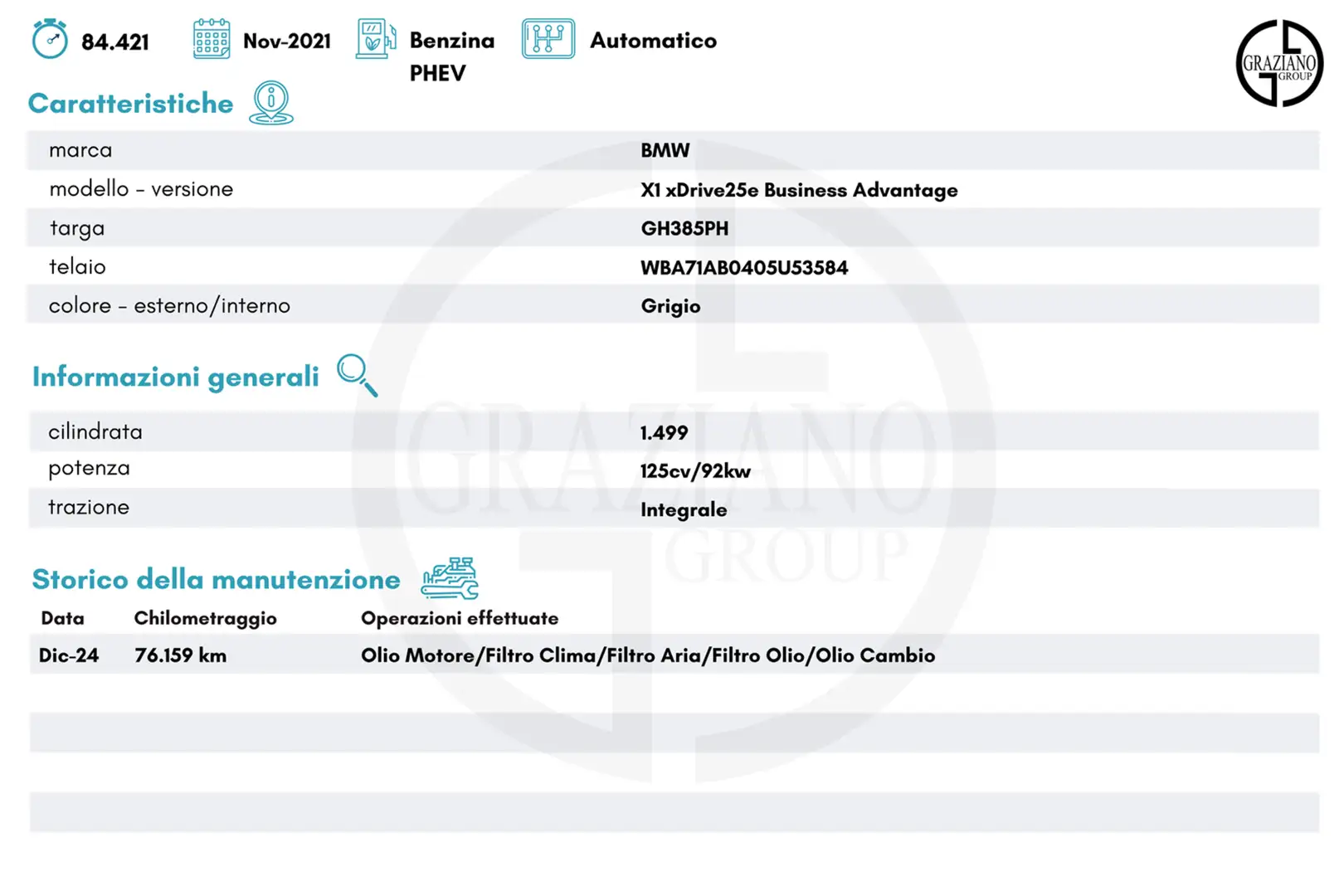 BMW X1 xDrive25e PHEV Business Advantage Gris - 2