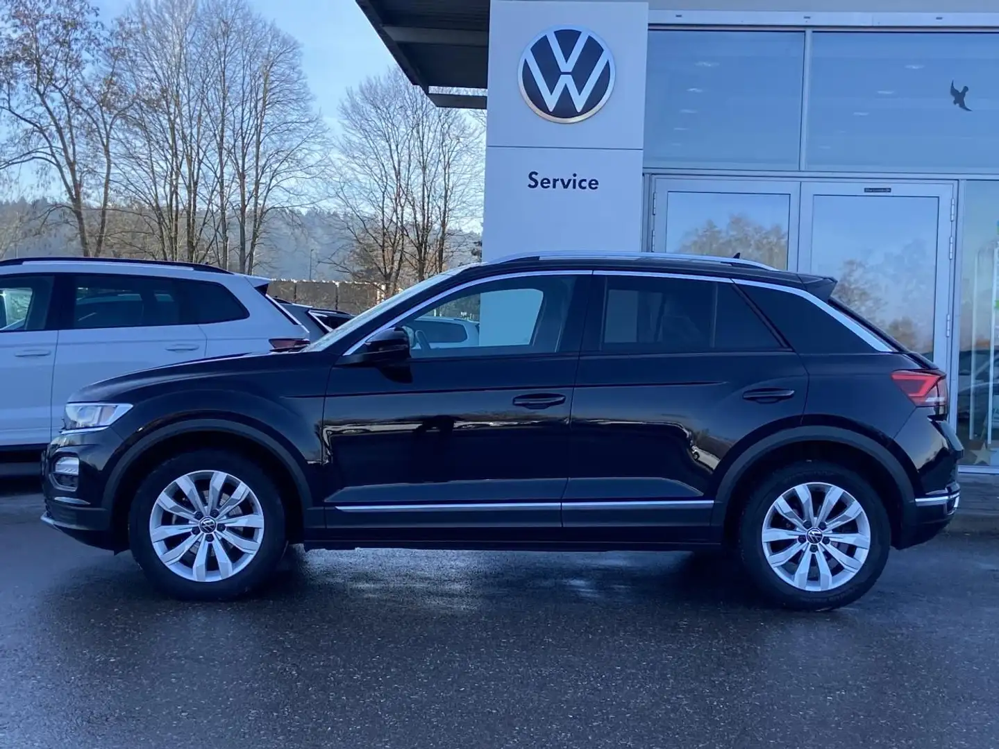 Volkswagen T-Roc 1.5 TSI Sport STANDHEIZUNG+PANORAMA+NAVI+D Schwarz - 2