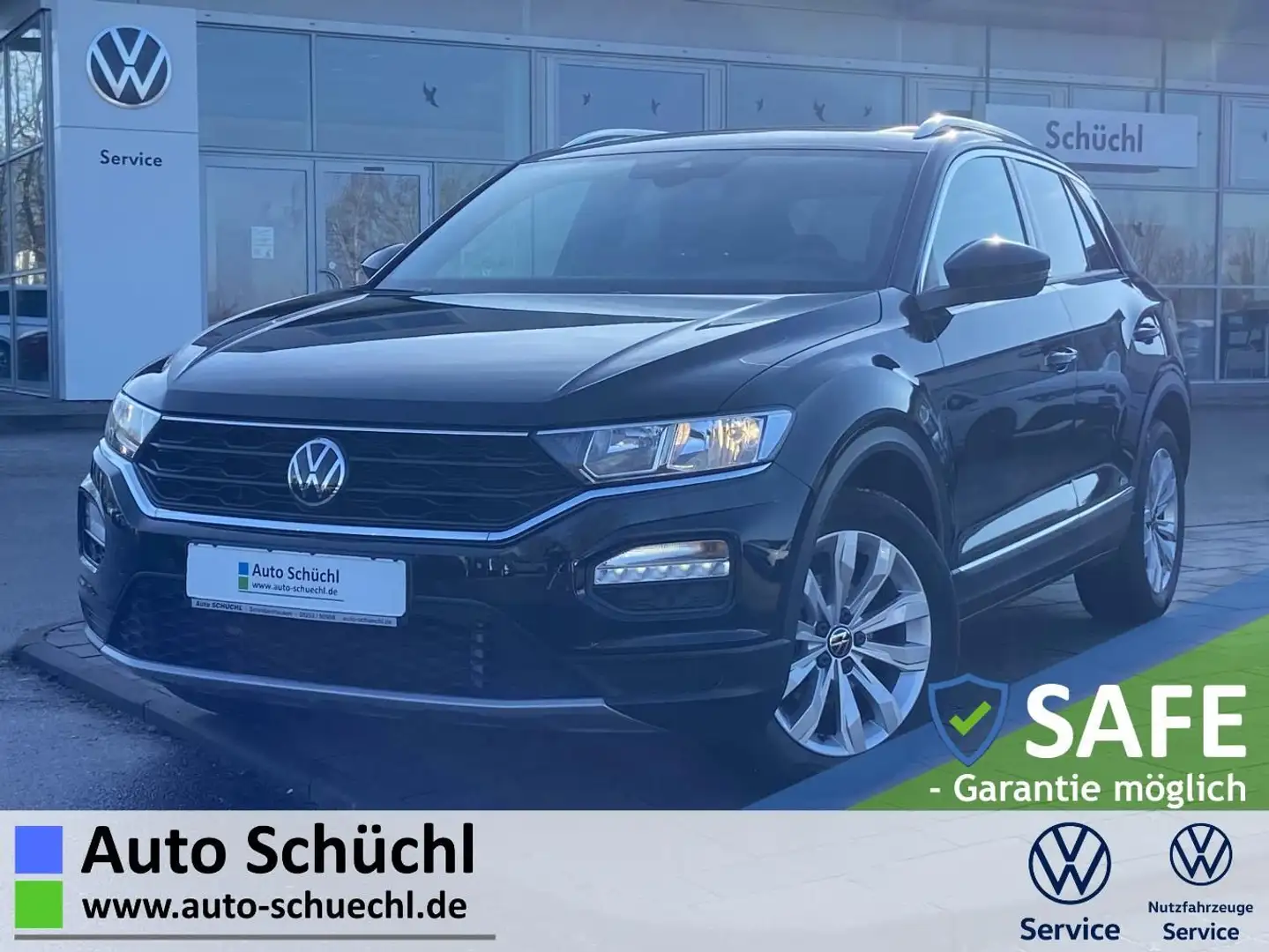 Volkswagen T-Roc 1.5 TSI Sport STANDHEIZUNG+PANORAMA+NAVI+D Schwarz - 1
