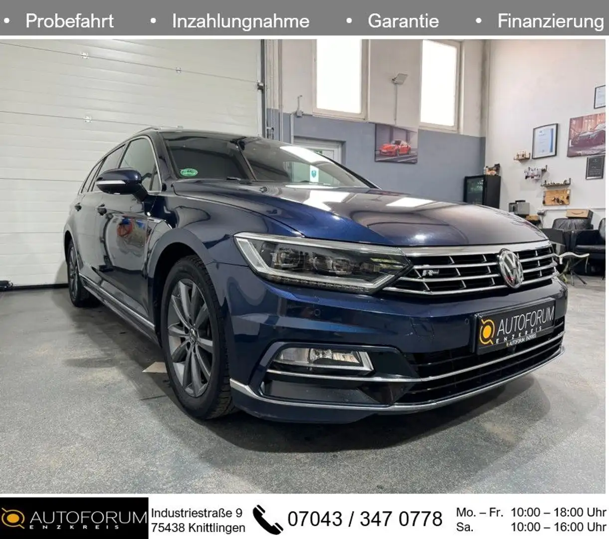 Volkswagen Passat Variant 2.0 TSI DSG R-LINE 4MOTION *NAVI* Azul - 1