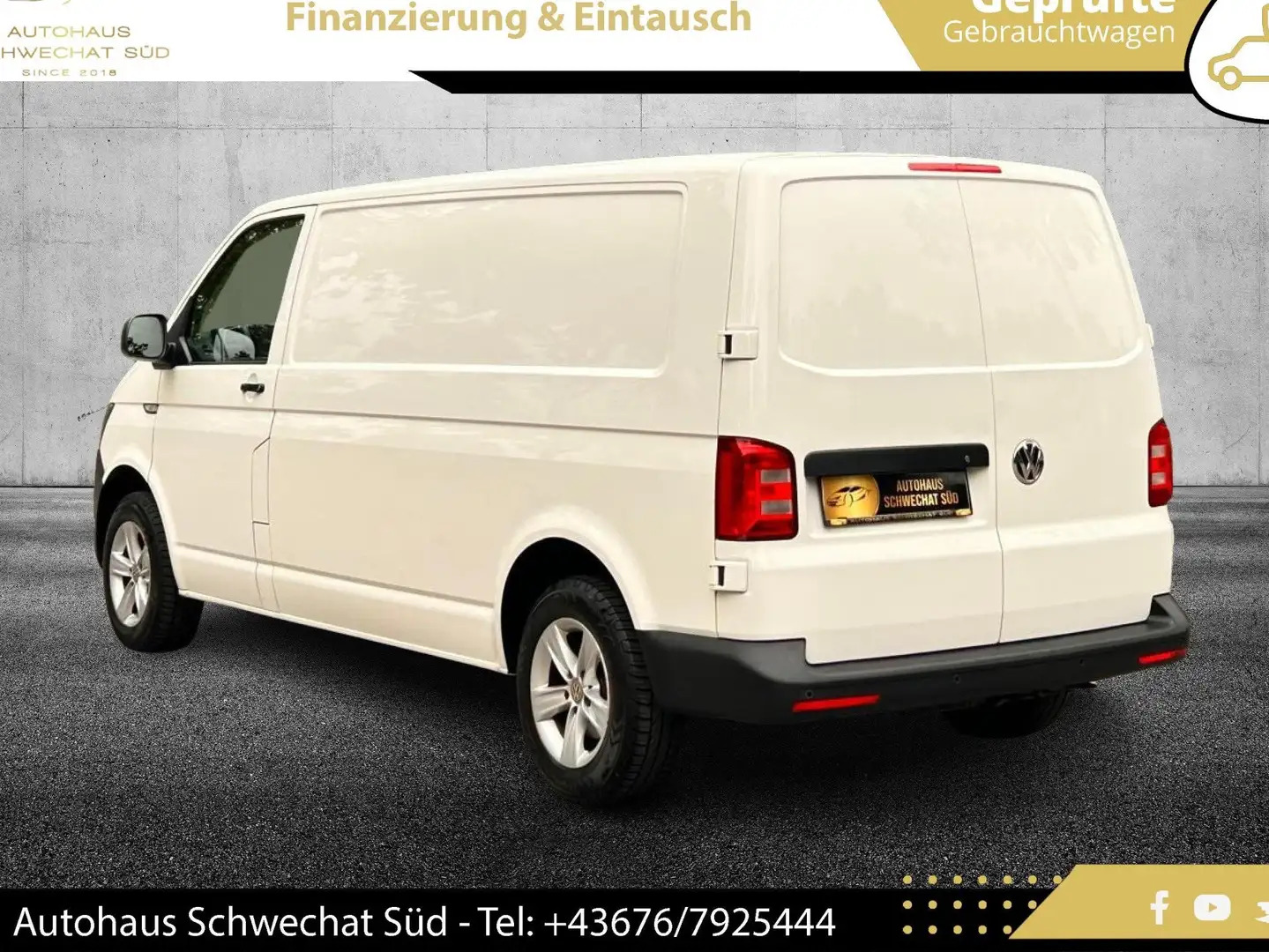 Volkswagen T6 Transporter LR 2,0 TDI // NETTO 11.700 EURO // KLIMA // PDC // Weiß - 2