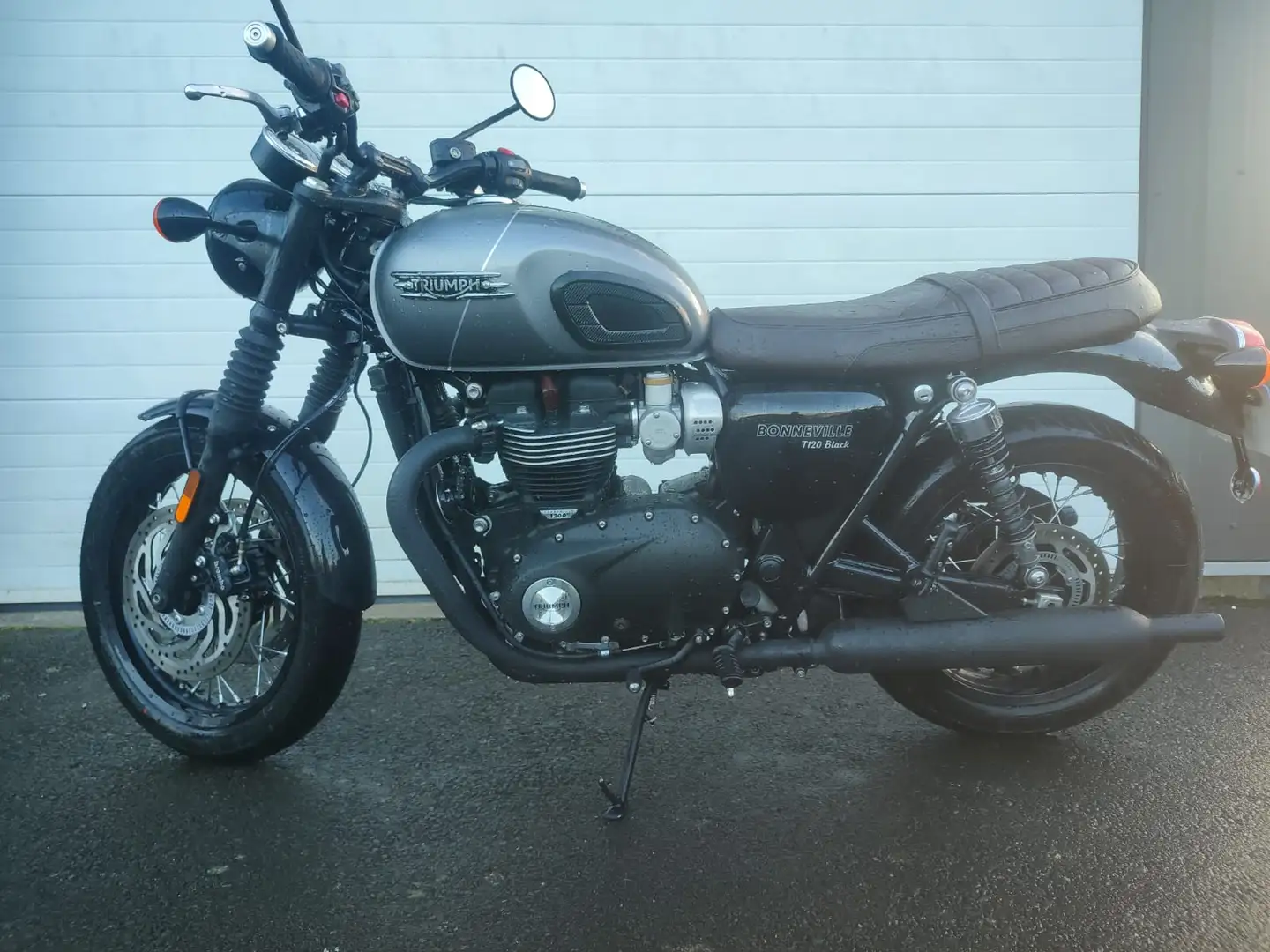 Triumph Bonneville T120 Gris - 1