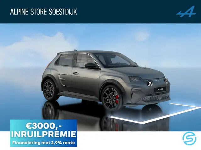 Alpine A290 GT Premium 52 kWh Lichtmetalen Velgen 19" Snowflak