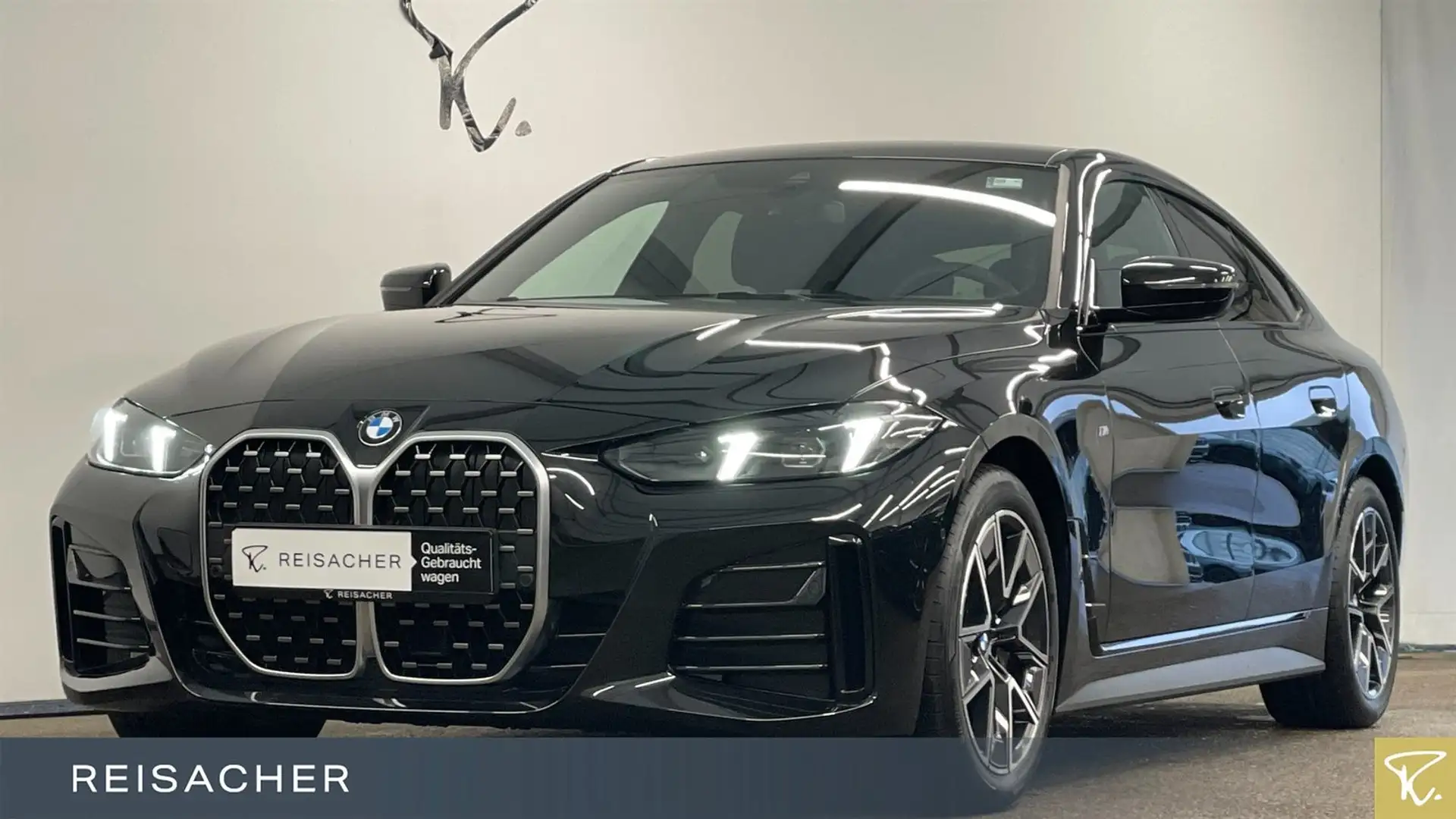 BMW 430 430i A xDrive Gran Coupé M-Sport LCPlus,ACC,RFK Schwarz - 1