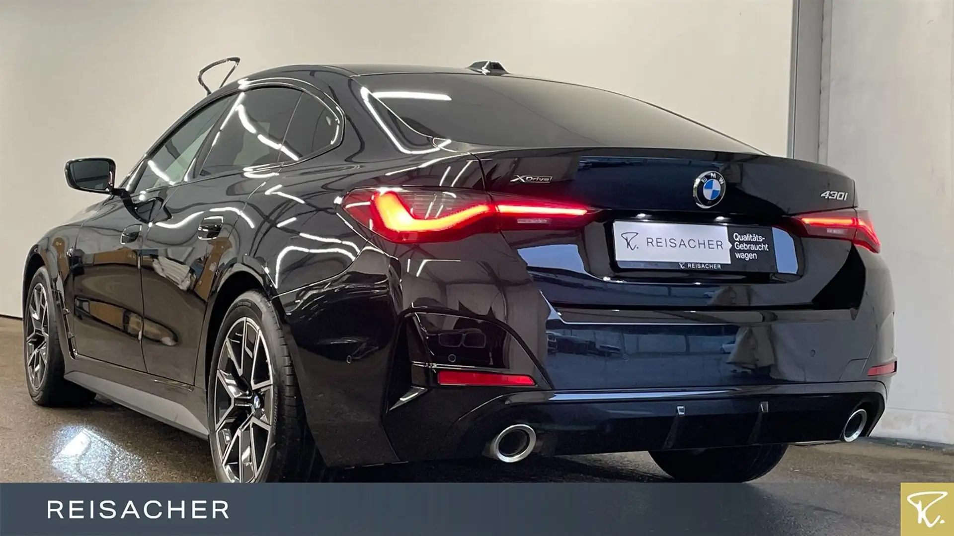 BMW 430 430i A xDrive Gran Coupé M-Sport LCPlus,ACC,RFK Schwarz - 2