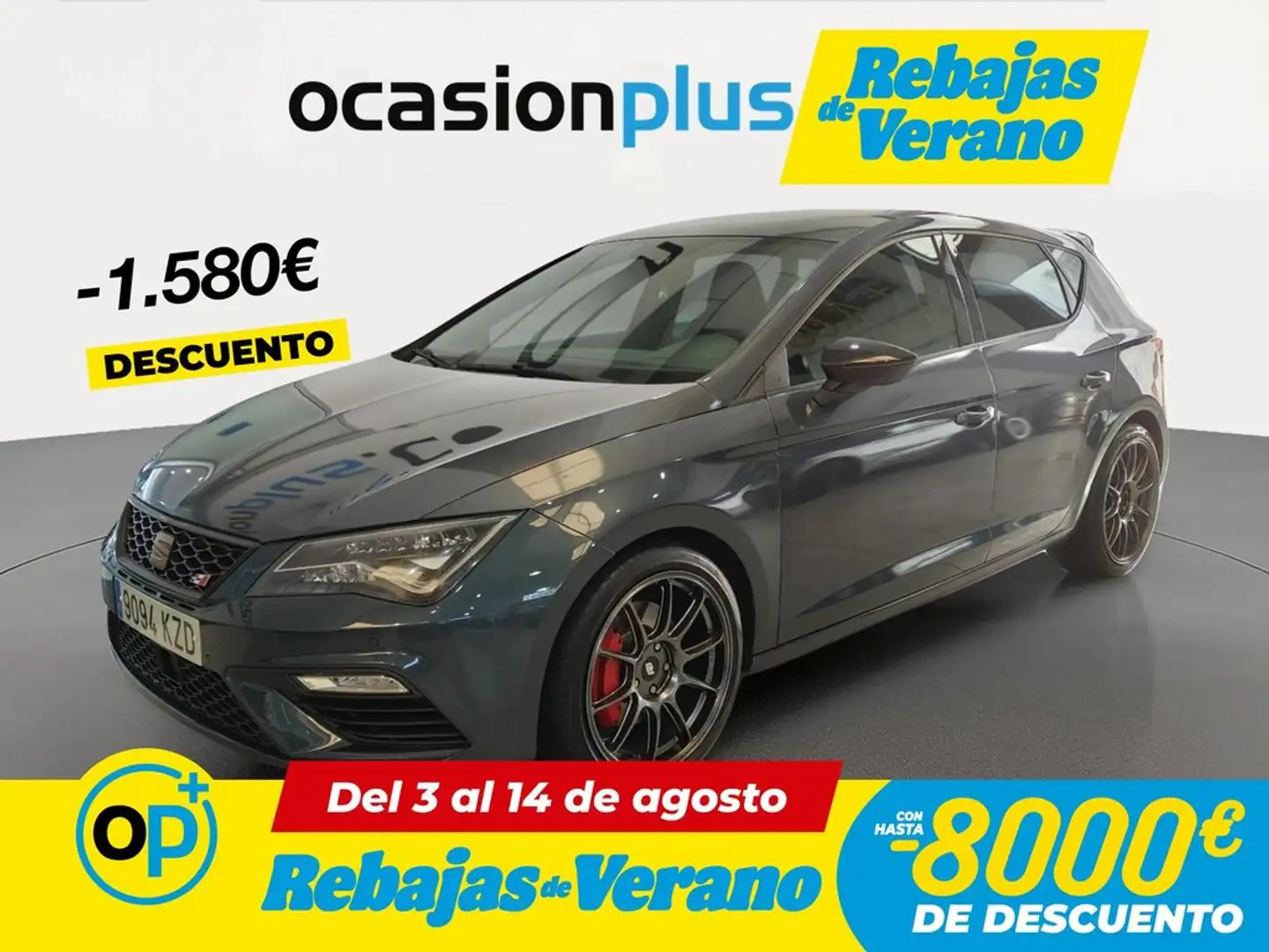 SEAT Leon 2.0 EcoTSI S&S DSG7 FR 190 Gris - 1
