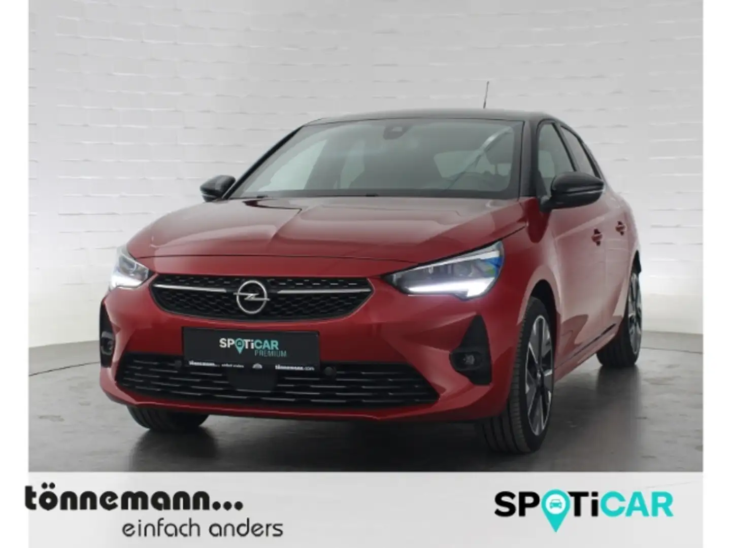Opel Corsa-e F ULTIMATE 50kWh+LED MATRIXLICHT+NAVI+KEYLESS+PARK Red - 1