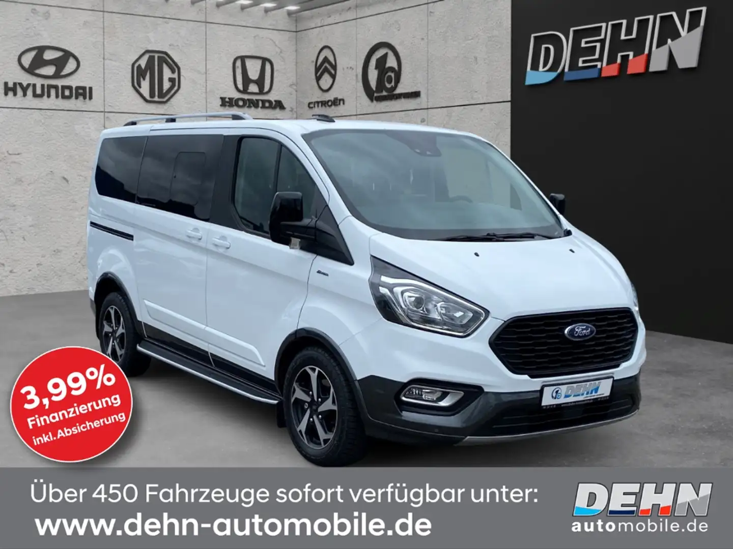 Ford Tourneo Custom Kombi 2.0 TDCi MH 320 Active 8Sitzer Kamera Weiß - 1