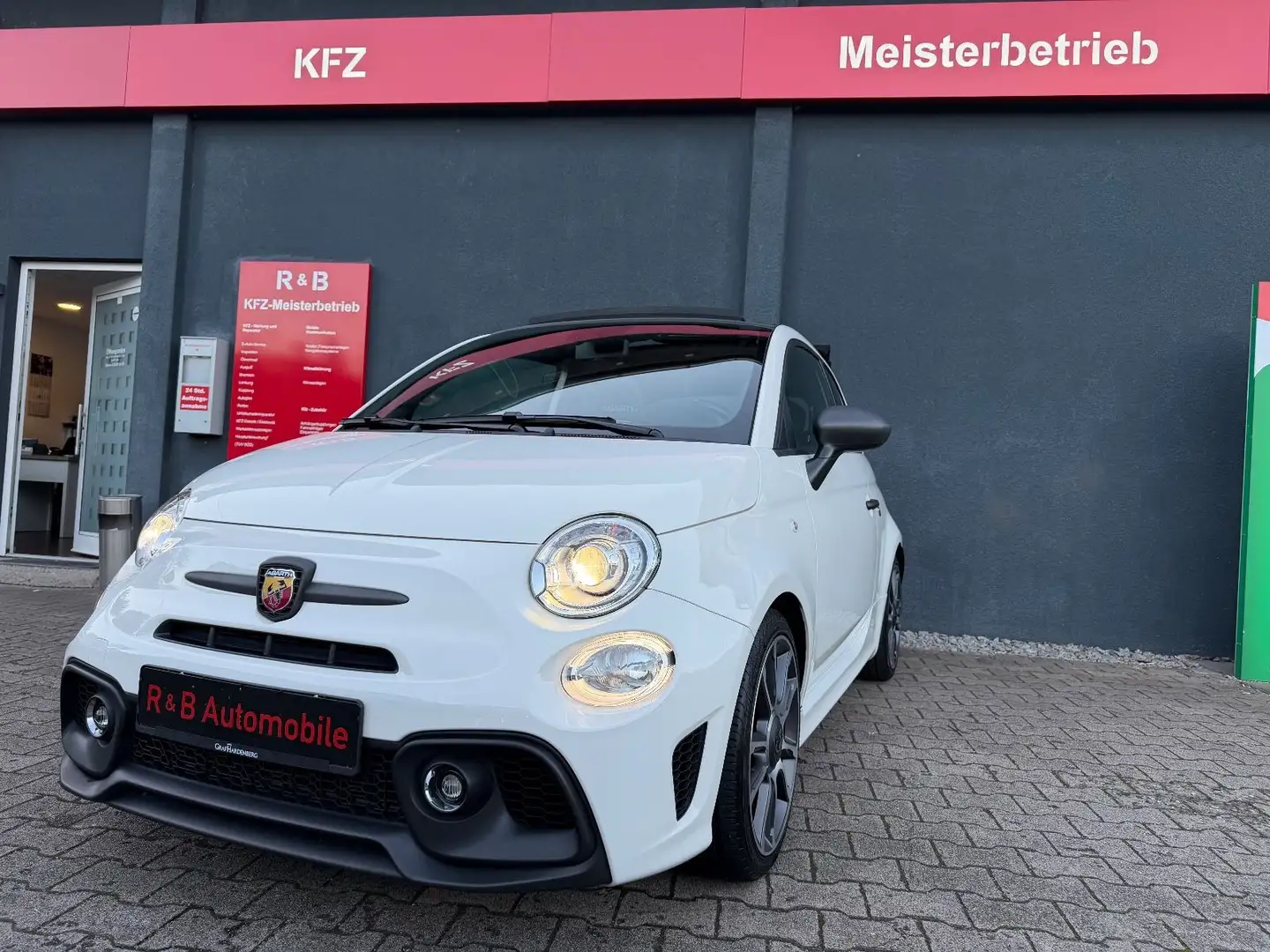 Abarth 500 Cabrio 595 C*Led*Navi*Abarth*TOP Weiß - 1