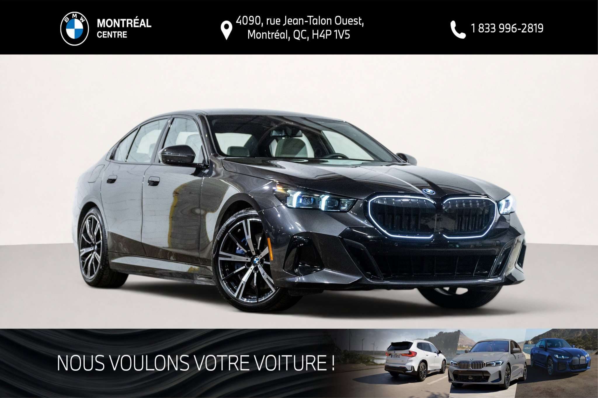 2026 BMW 5 Series 550e xDrive | Premium amélioré | M Sport Pro | Fre