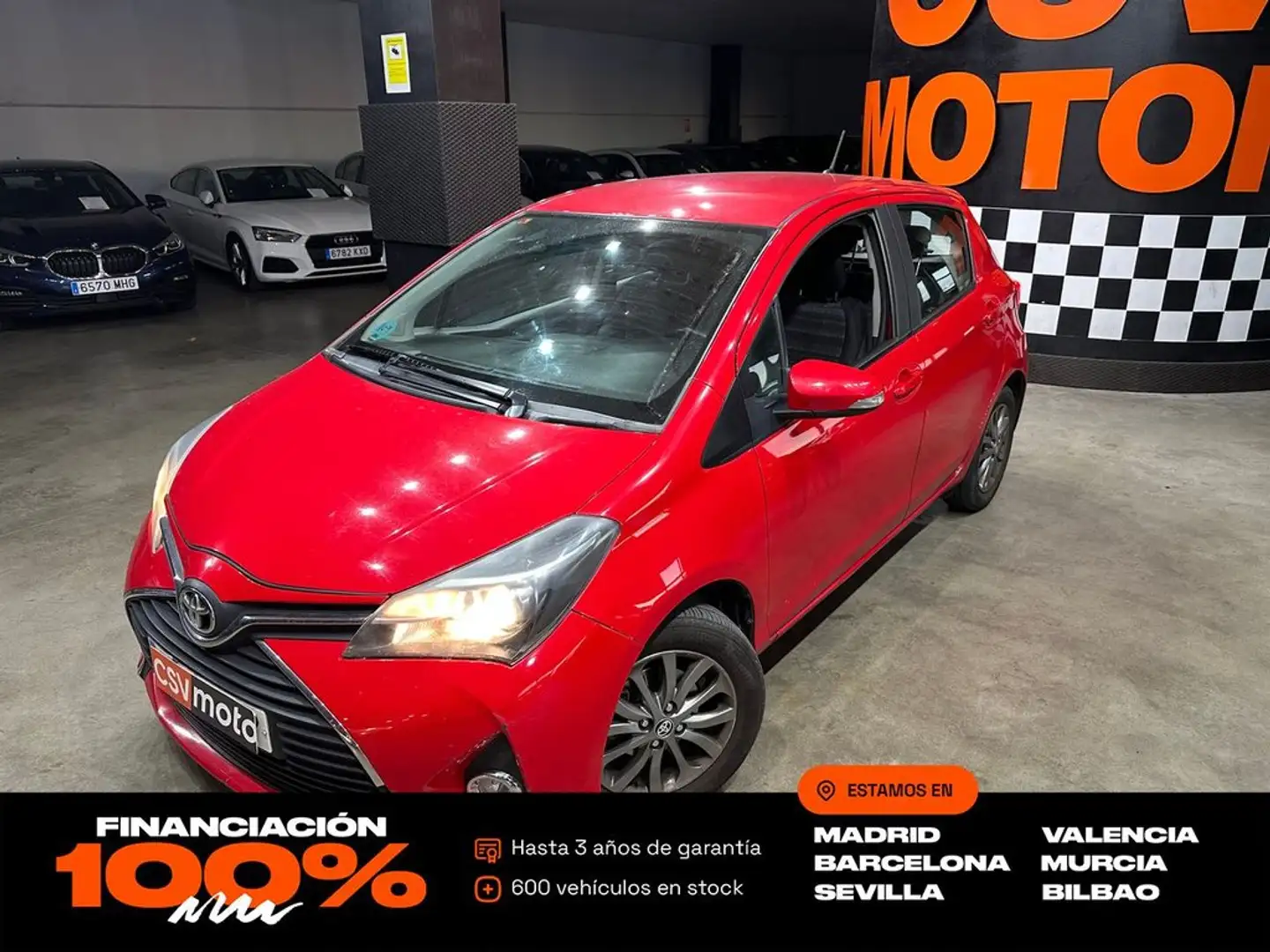 Toyota Yaris 1.3 Active Rouge - 1