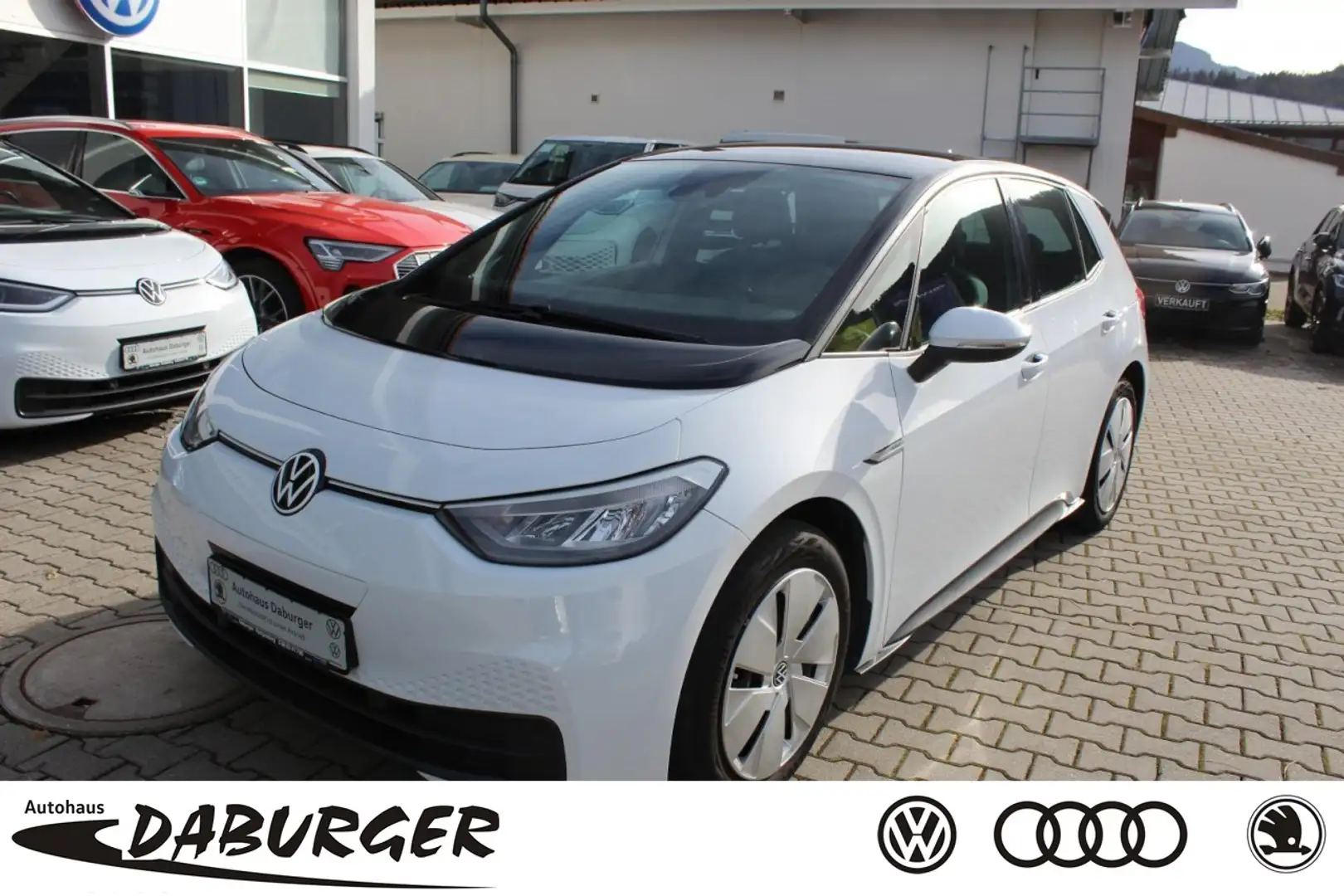 Volkswagen ID.3 Pro 62kWh 96,1 % Restkapazität Klima Navi Blanc - 1