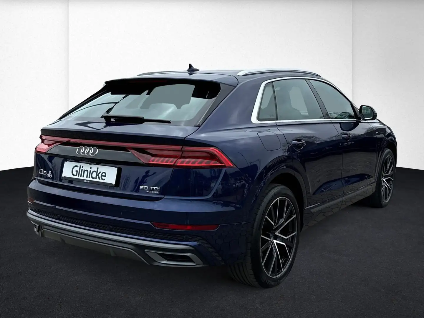 Audi Q8 50 TDI S-line quattro tiptronic AHK+Luftfeder Blau - 2