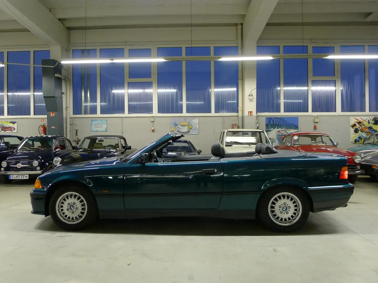 BMW 328 328i Cabrio, 67.470 Kilometer, 2.Hand, gepflegt Vert - 2