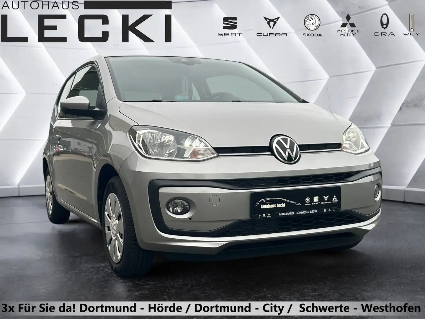 Volkswagen up! move up! 1.0 *SHZ*KLIMA*KAMERA*PDC*BLUETOOTH* Zilver - 1