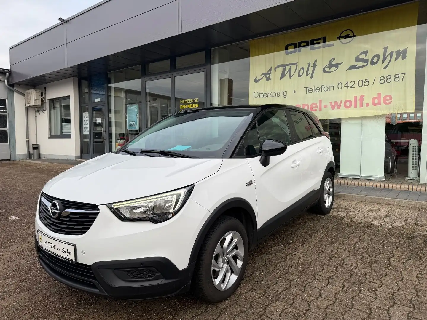 Opel Crossland X 1.2 Edition nur für Gewerbe/ Export Blanc - 1