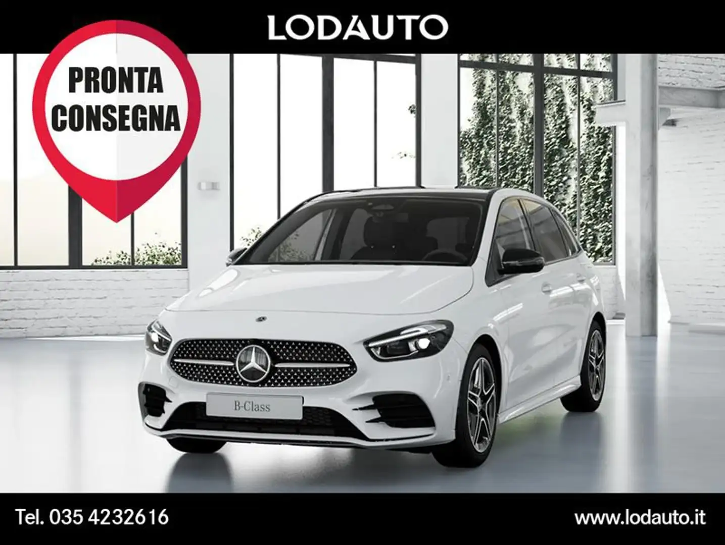 Mercedes-Benz B 180 B 180 d Automatic Advanced Plus AMG Line Weiß - 1