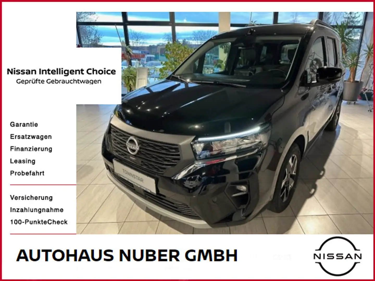 Nissan Townstar 1,3DIG-T Kombi L1 Tekna Schwarz - 1