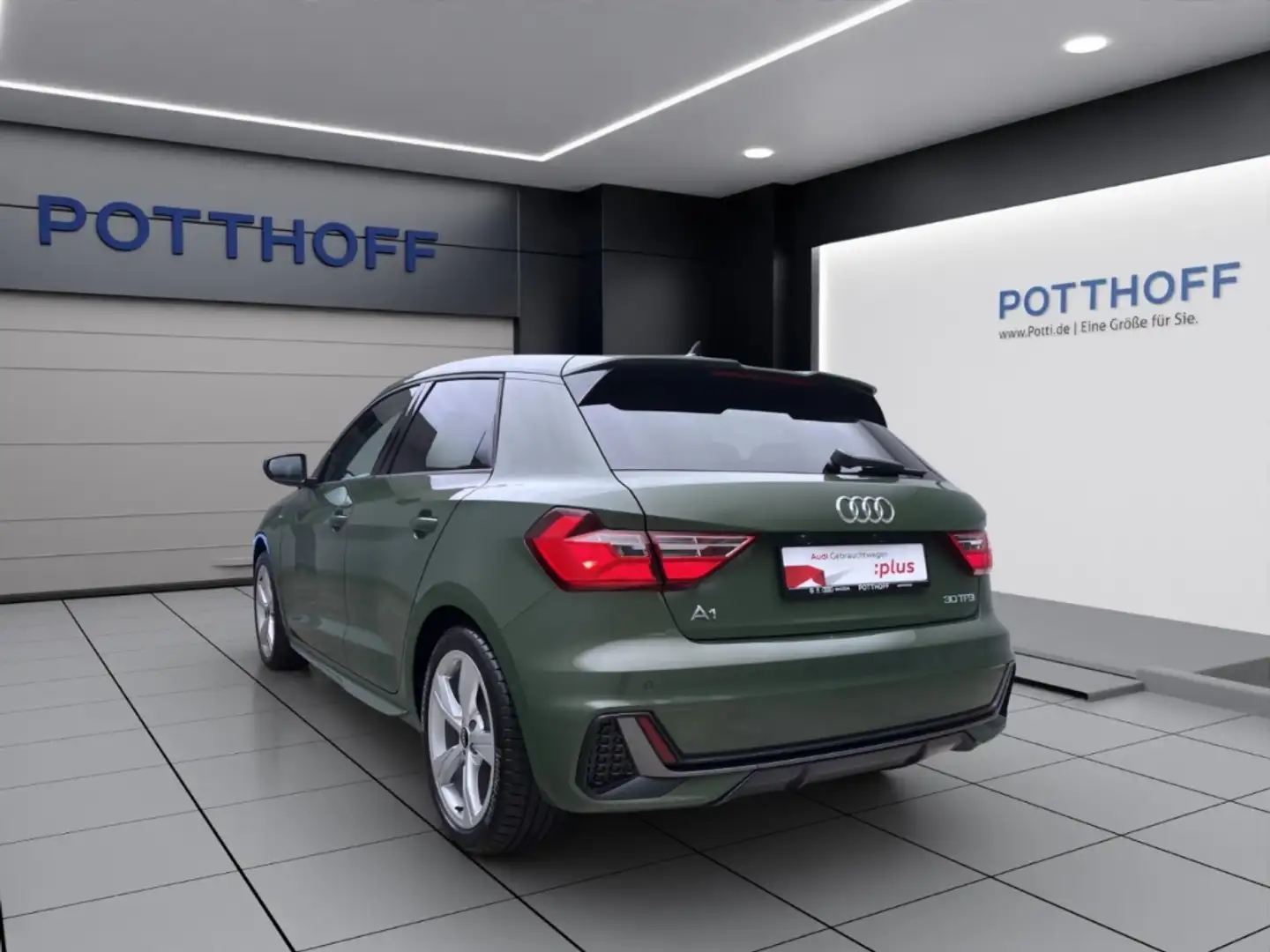 Audi A1 Sportback 30 TFSI S LINE LM17 SITZHZG VIRTUAL Grün - 2
