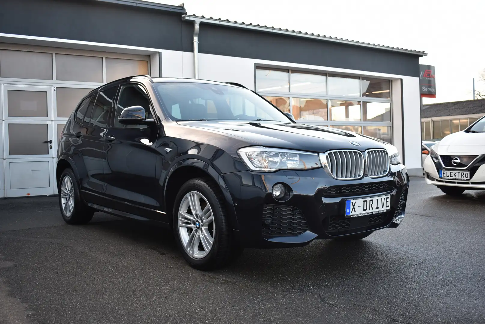 BMW X3 xDrive35d M-Sport Aut Navi Leder Panoramad. Noir - 1