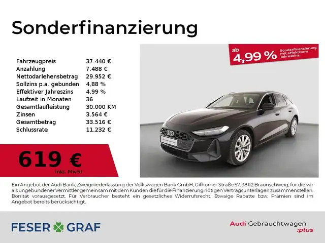 Audi A5 Avant TDI 150 kW S tronic virt.Cockpit/LED/Navi pl