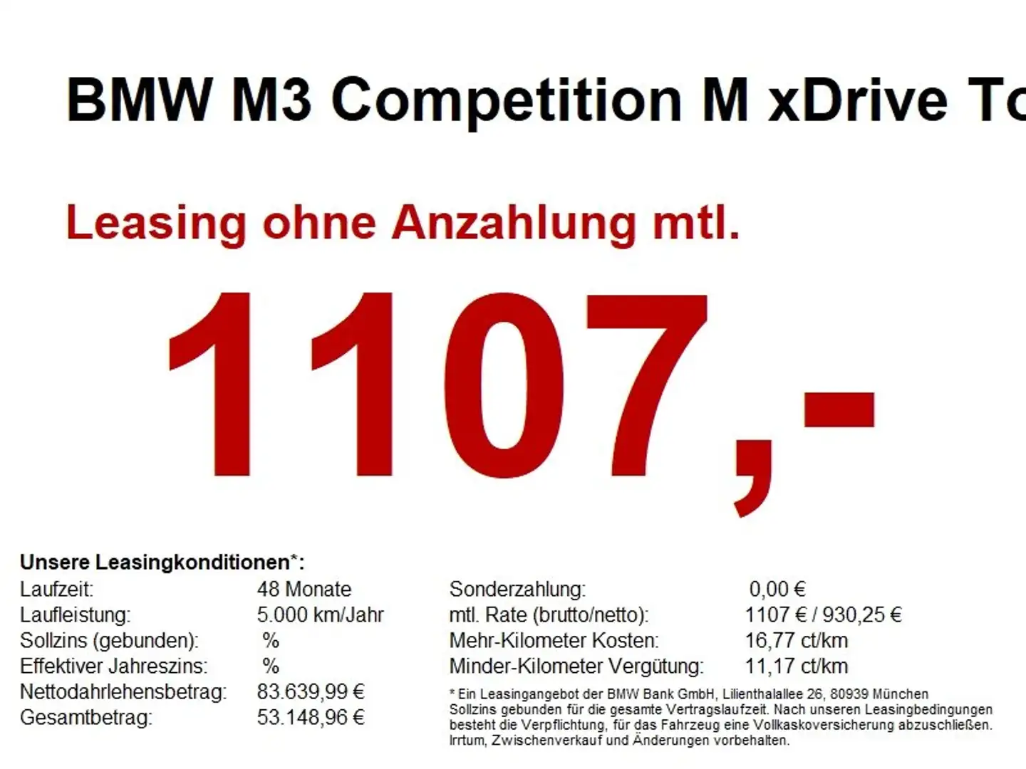 BMW M3 Competition M xDrive Touring LEDER.INNOPAKET Rouge - 1