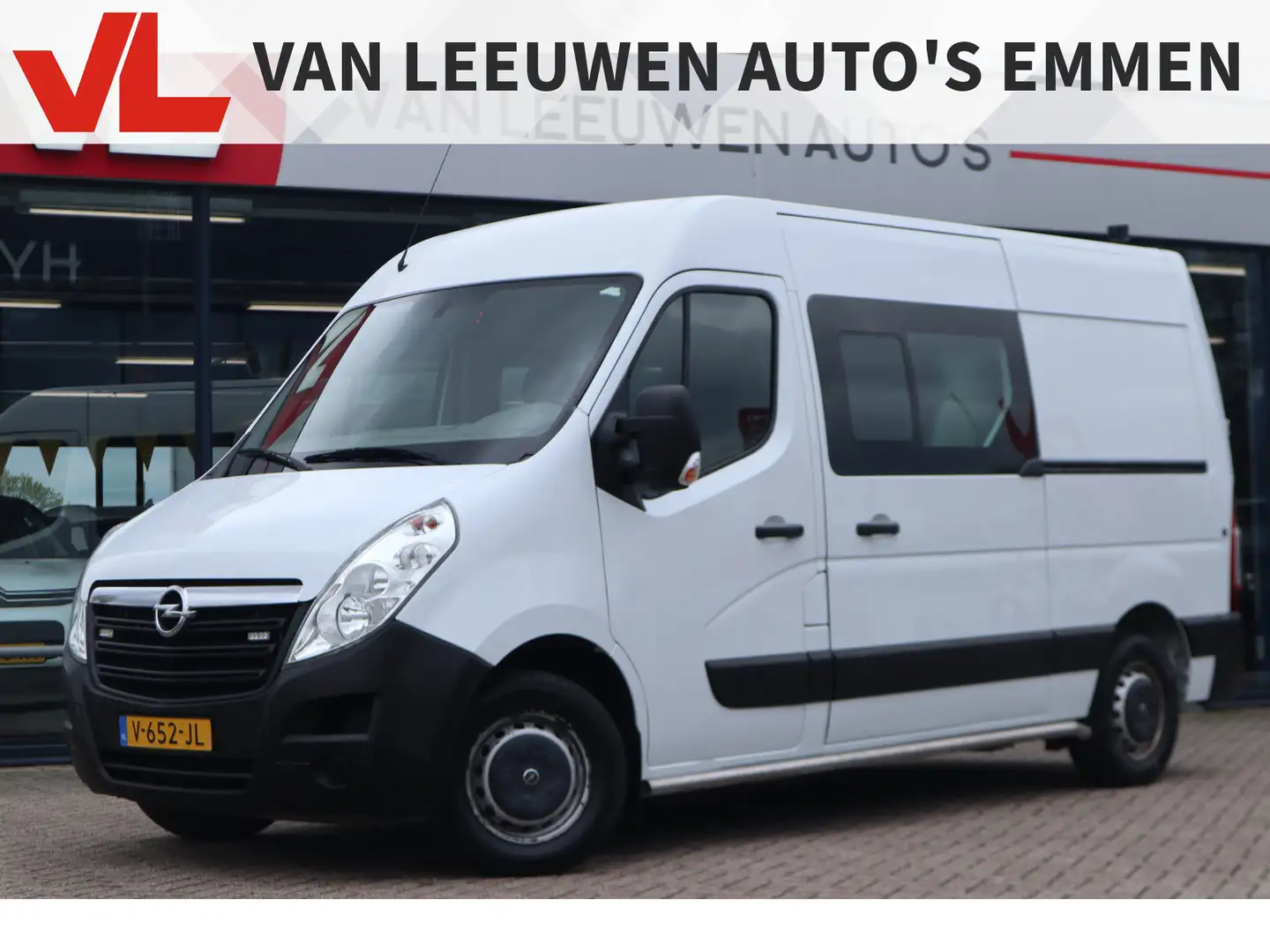 Opel Movano 2.3 CDTI BiTurbo L3H2 EL DC Start/Stop | Dubbele s Wit - 1
