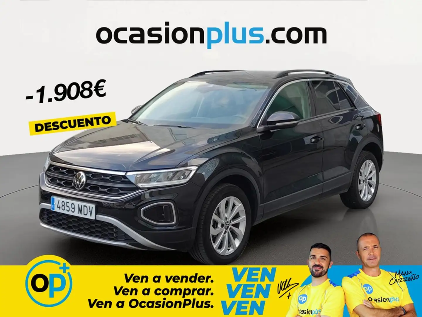 Volkswagen T-Roc 2.0TDI Life DSG7 110KW Negro - 1