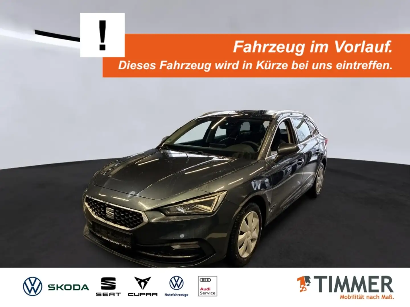 SEAT Leon ST 2.0 TDI DSG XCELLENCE +LED +ACC +NAVI +LM +SHZ Gris - 1