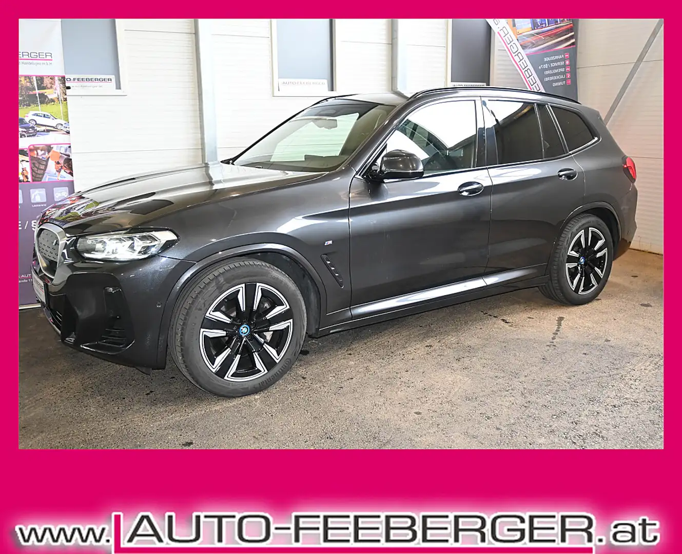 BMW iX3 M Sport, Leder, ACC, Pano, R-Kamera Silber - 1