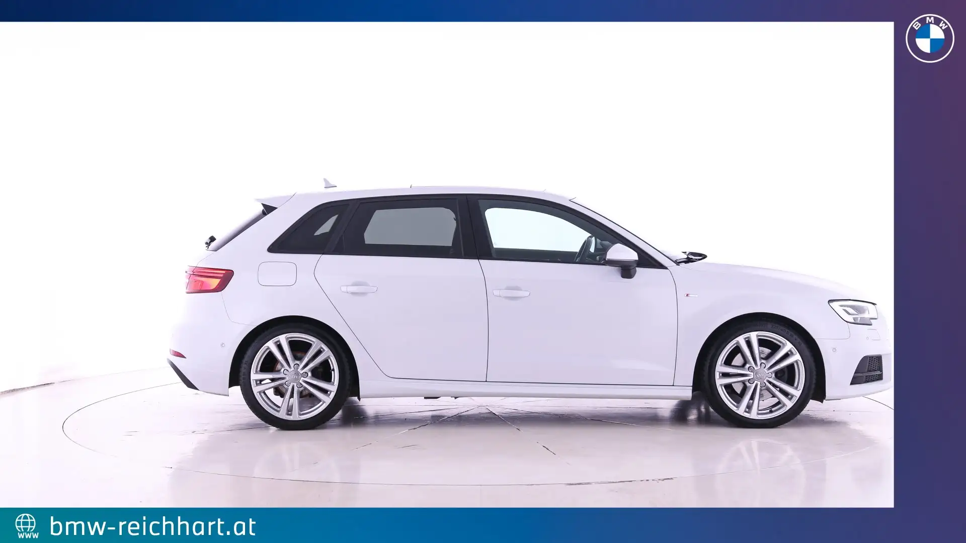 Audi A3 SB 2,0 TFSI quattro sport S-tronic Weiß - 2