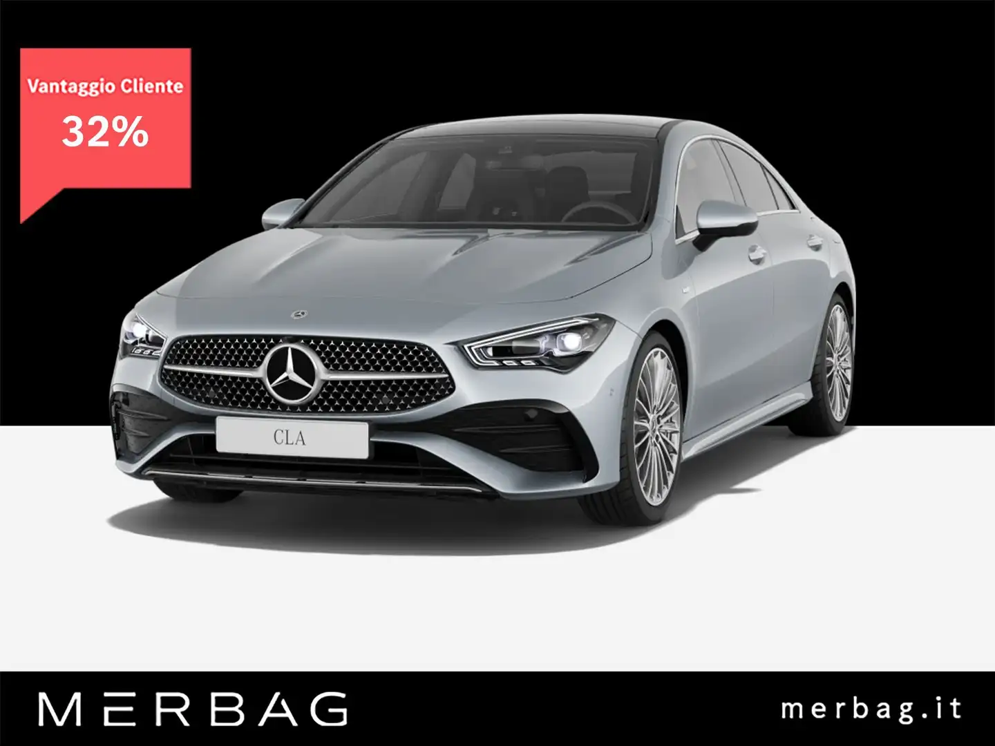 Mercedes-Benz CLA 250 e Automatic Plug-in hybrid AMG Line Advanced Pl Argento - 1