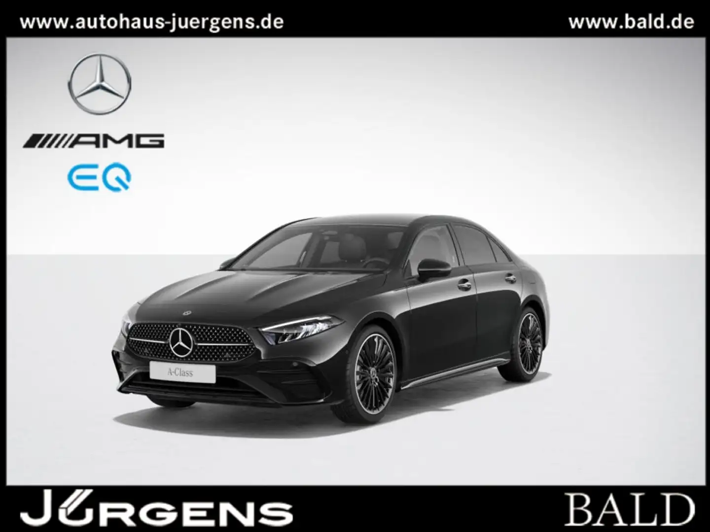 Mercedes-Benz A 180 Limo AMG-Sport/360/Pano/Burm/Night/Distr Schwarz - 2