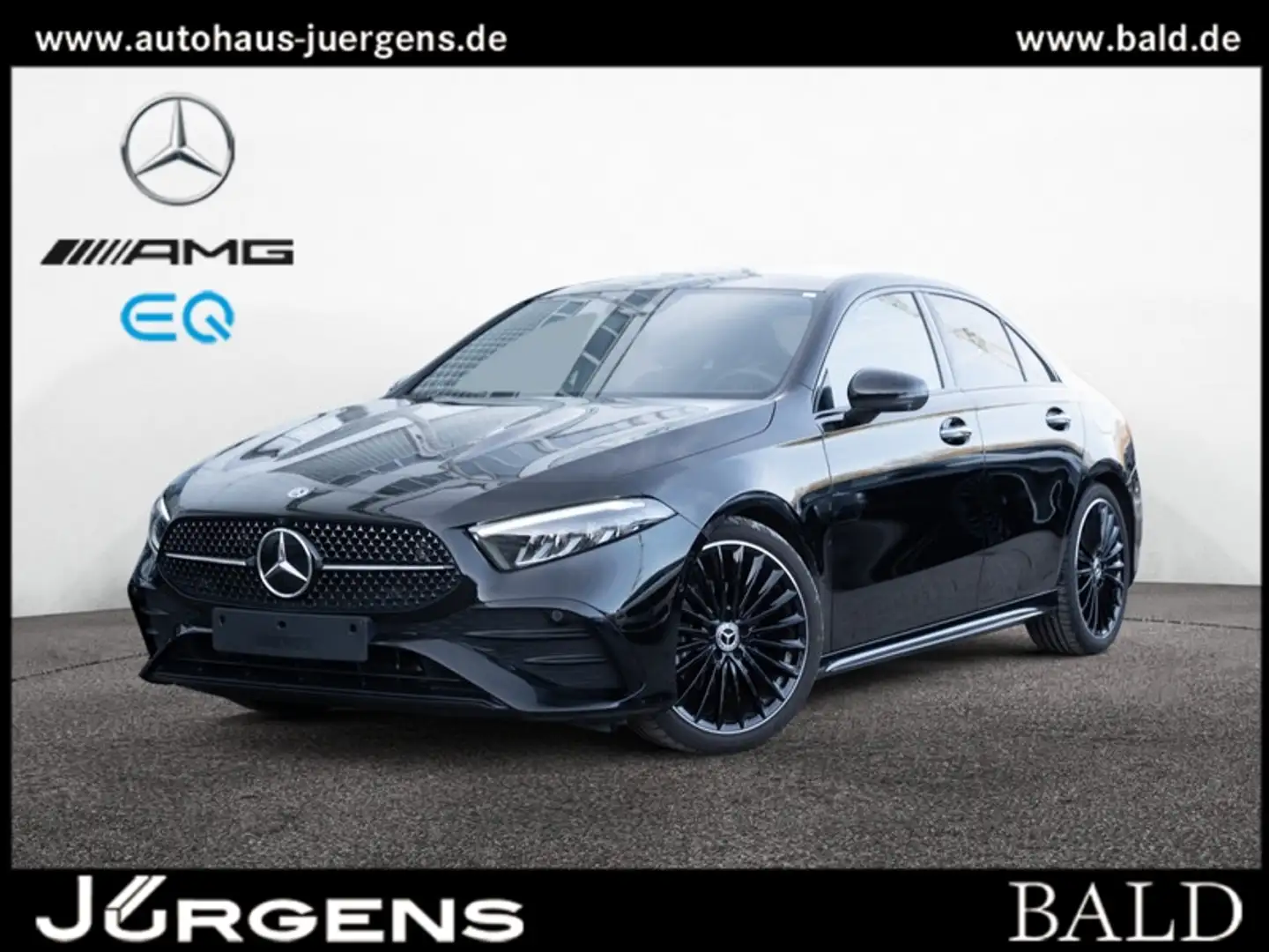 Mercedes-Benz A 180 Limo AMG-Sport/360/Pano/Burm/Night/Distr Schwarz - 1