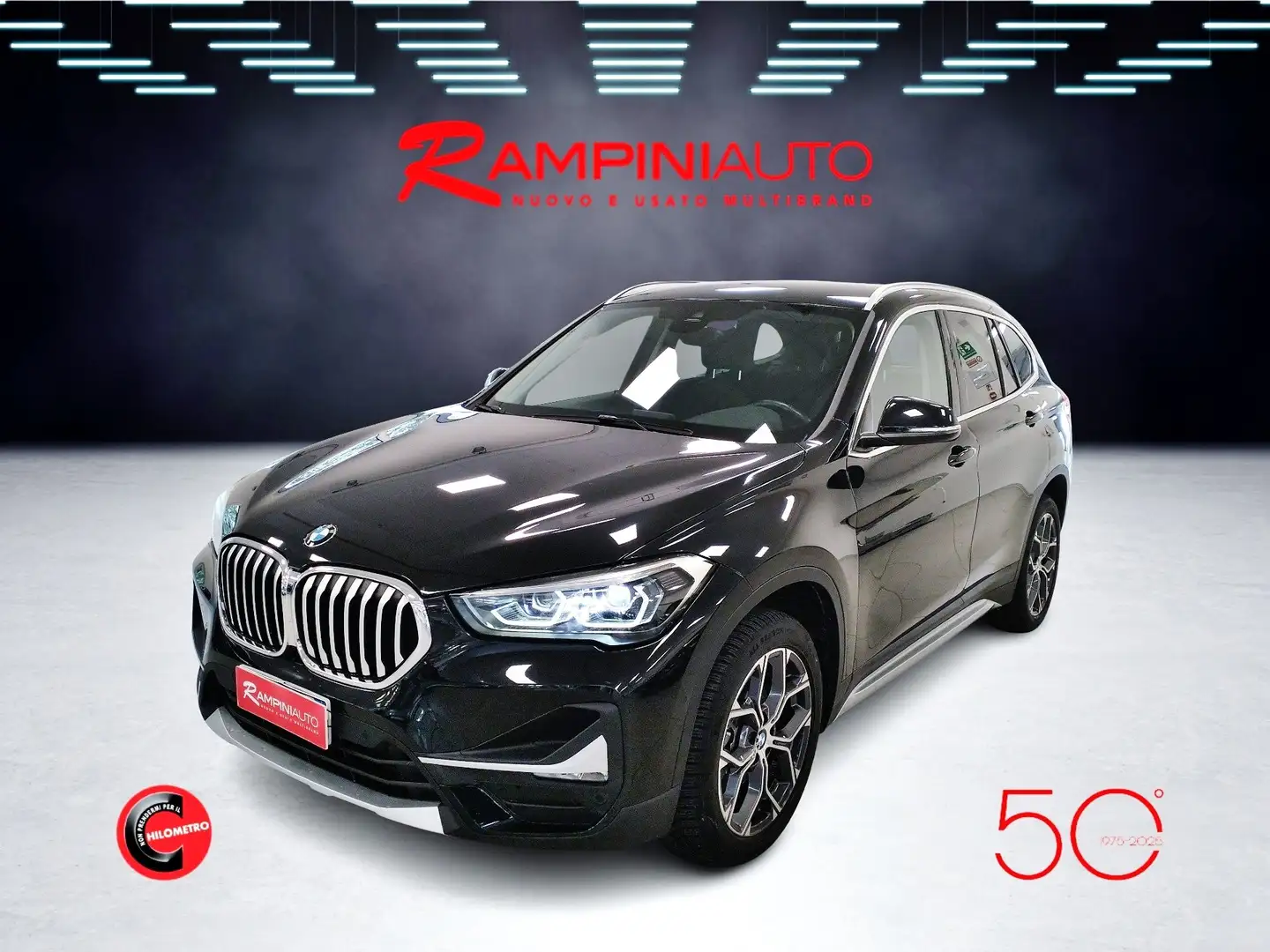 BMW X1 sDrive16d xLine Automatica km 84.000 Pronta Conseg Nero - 2