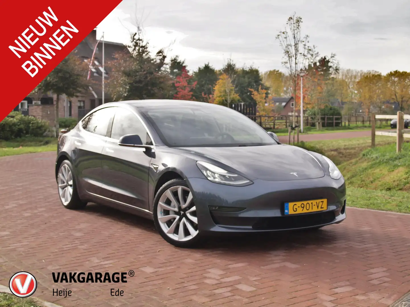 Tesla Model 3 Long Range AWD 75 kWh | Panoramdak | Camera | Marg Gris - 1