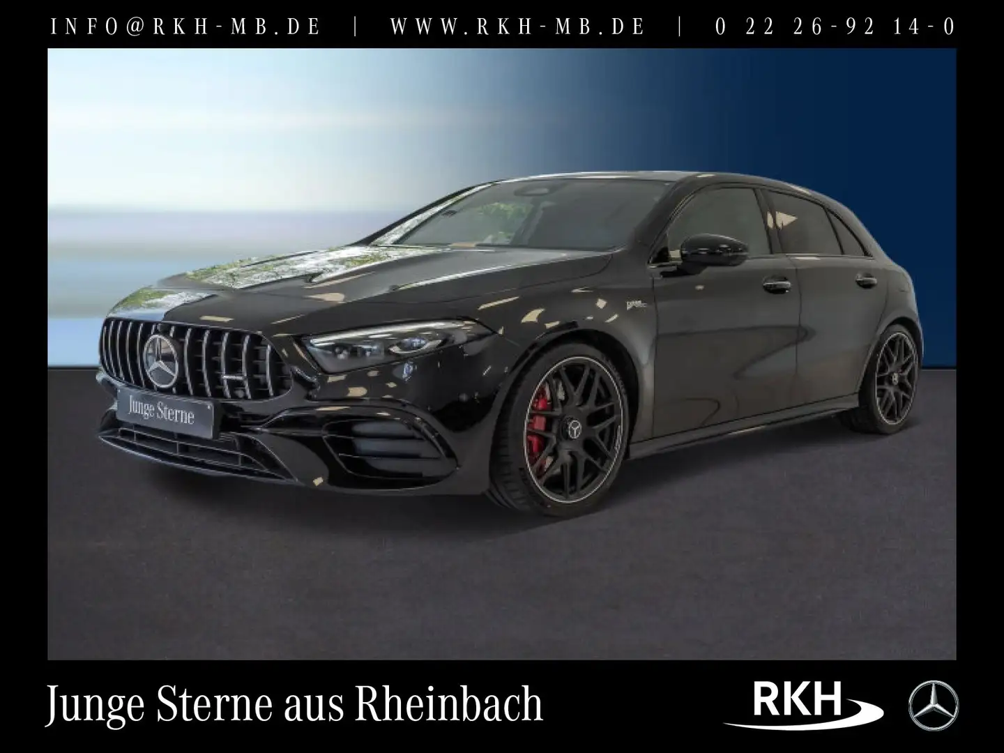 Mercedes-Benz A 45 AMG AMG A 45 S 4M+ Night/Perf.Sitze/Pano/360°/DrivP Siyah - 1