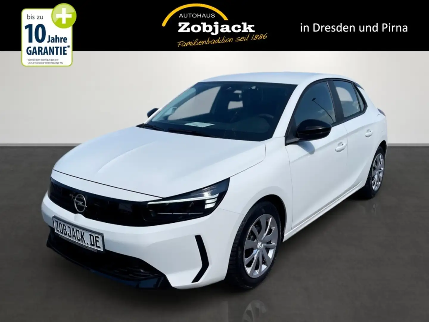 Opel Corsa F 1.2, 8-fach bereift ,Klimaanlage,PDC Blanc - 1