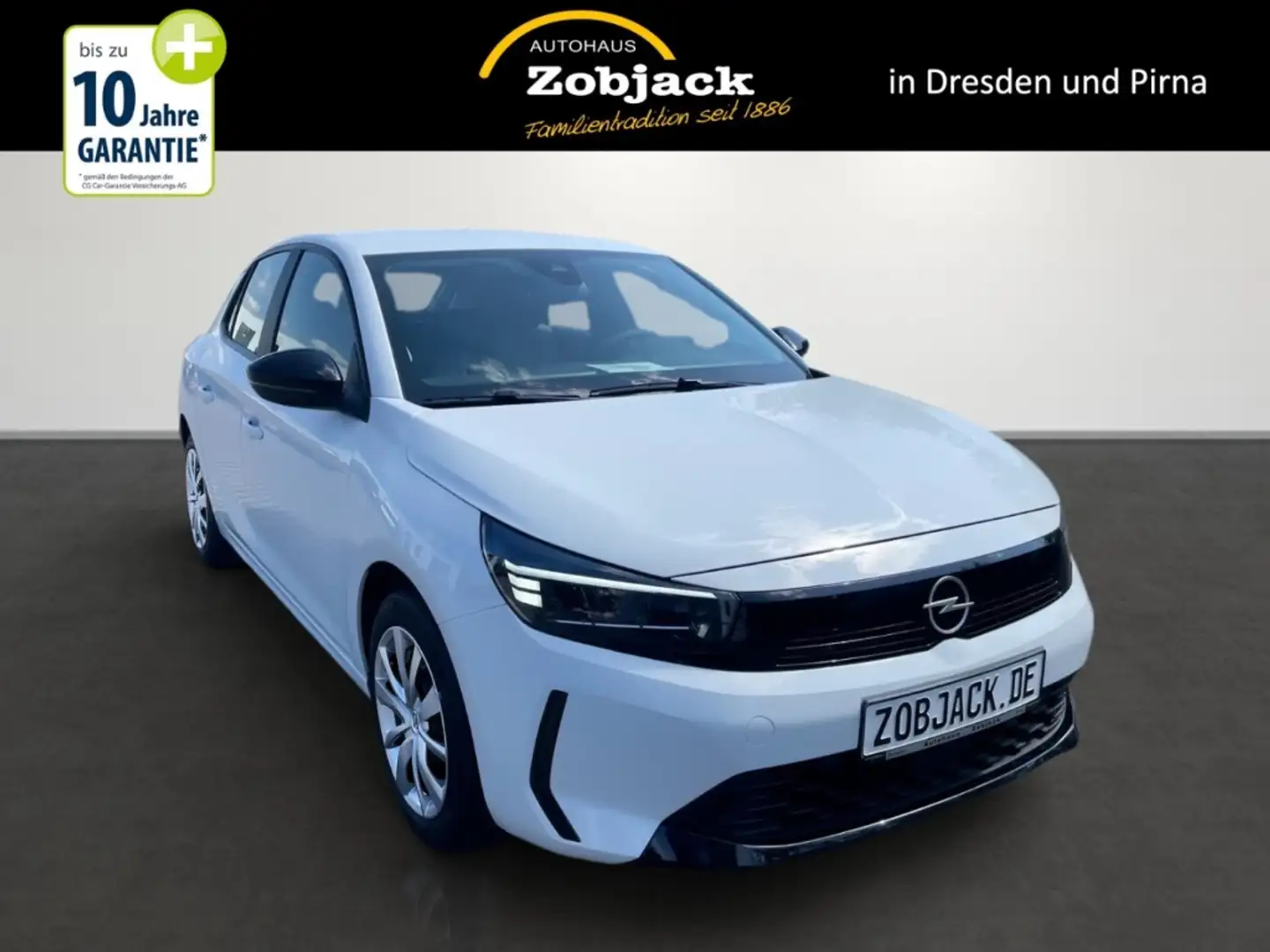 Opel Corsa F 1.2, 8-fach bereift ,Klimaanlage,PDC Blanc - 2