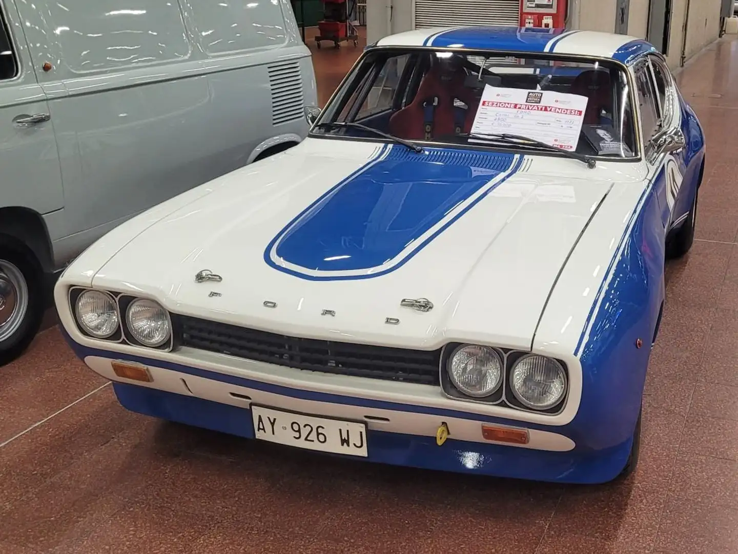 Ford Capri Gruppe 2 Rennwagen, 6-Zylinder 2.8l Blauw - 2