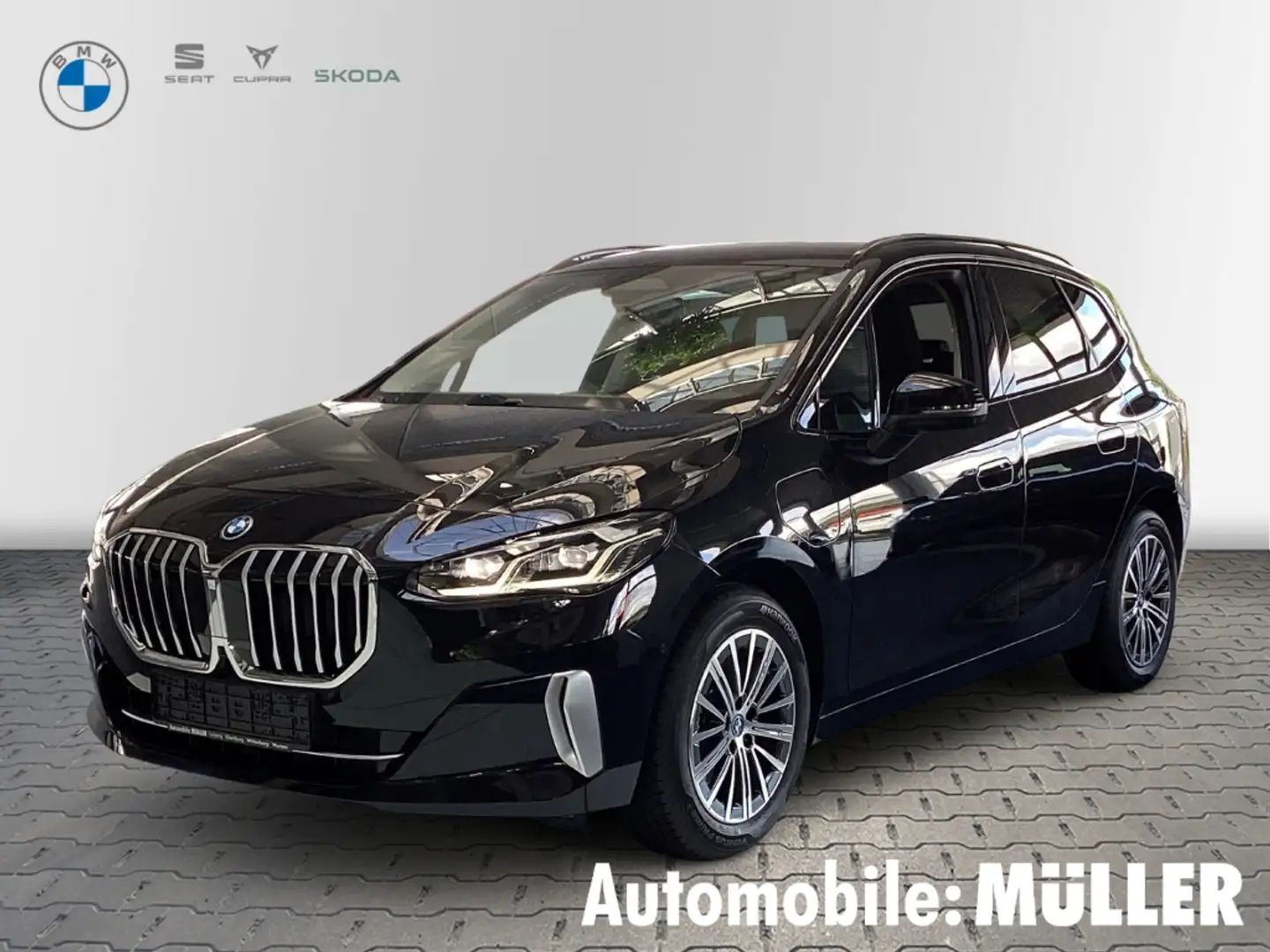 BMW 225 Active Tourer xDrive Luxury Line Park-Assistent HU Negru - 1