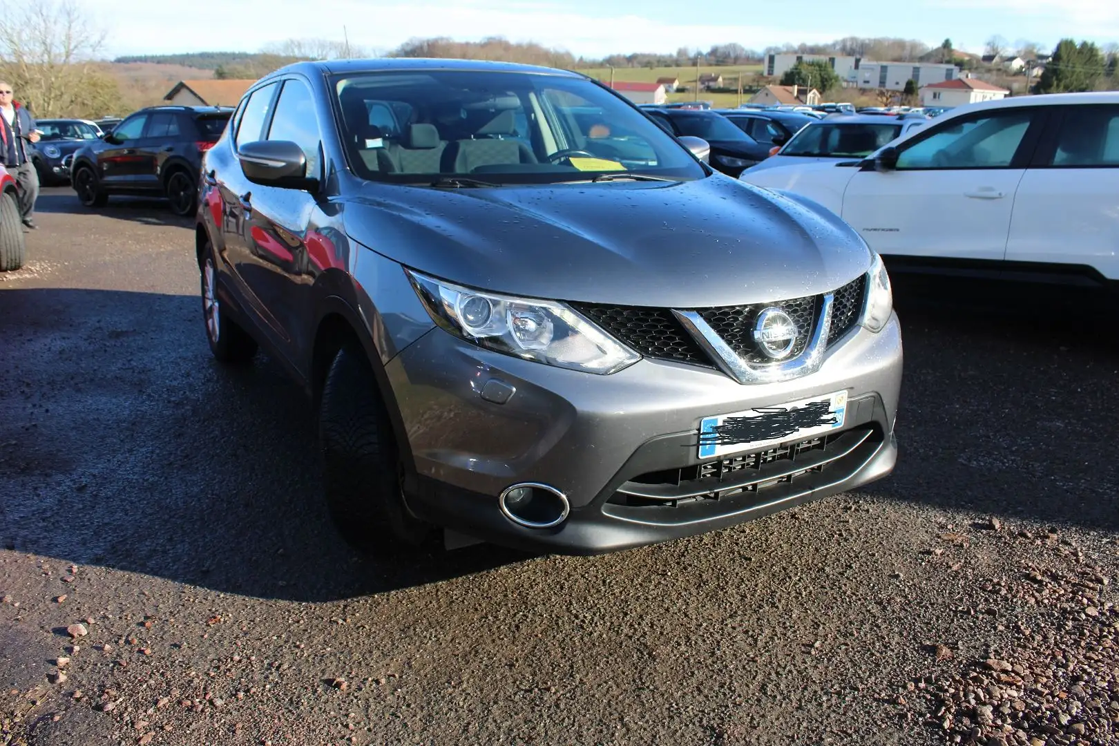 Nissan Qashqai ACENTA CONNECT 1L6 DCI 130 CV GPS CAMÉRA USB JA 17 ATTELAGE BLUETOOTH RÉGULATEUR Gris - 1