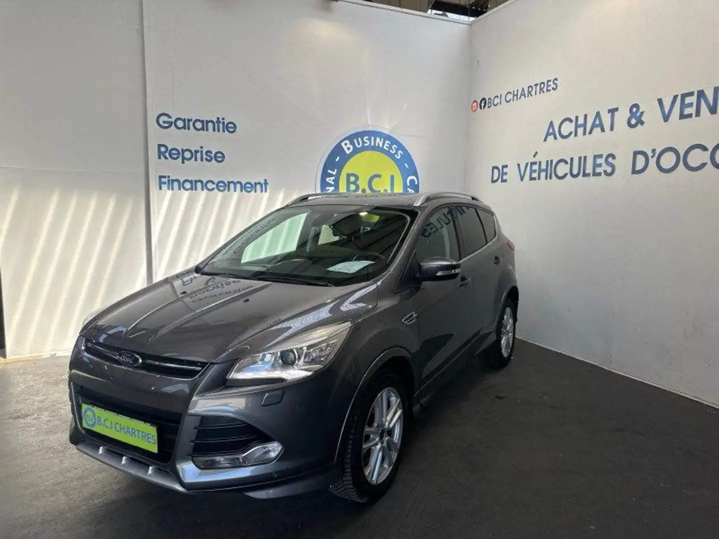 Ford Kuga 1.6 ECOBOOST 182CH TITANIUM 4X4 BVA Gris - 2