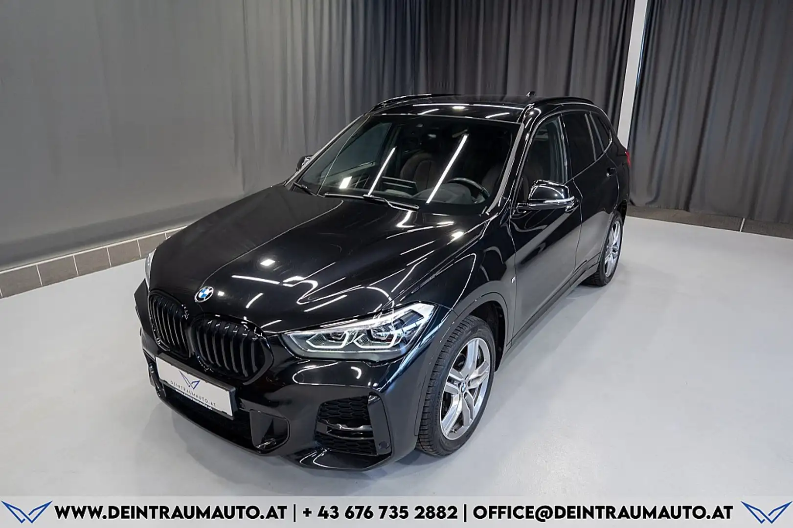 BMW X1 sDrive18d Aut.*M-SPORT*AHK*HEAD-UP*LED* Noir - 2