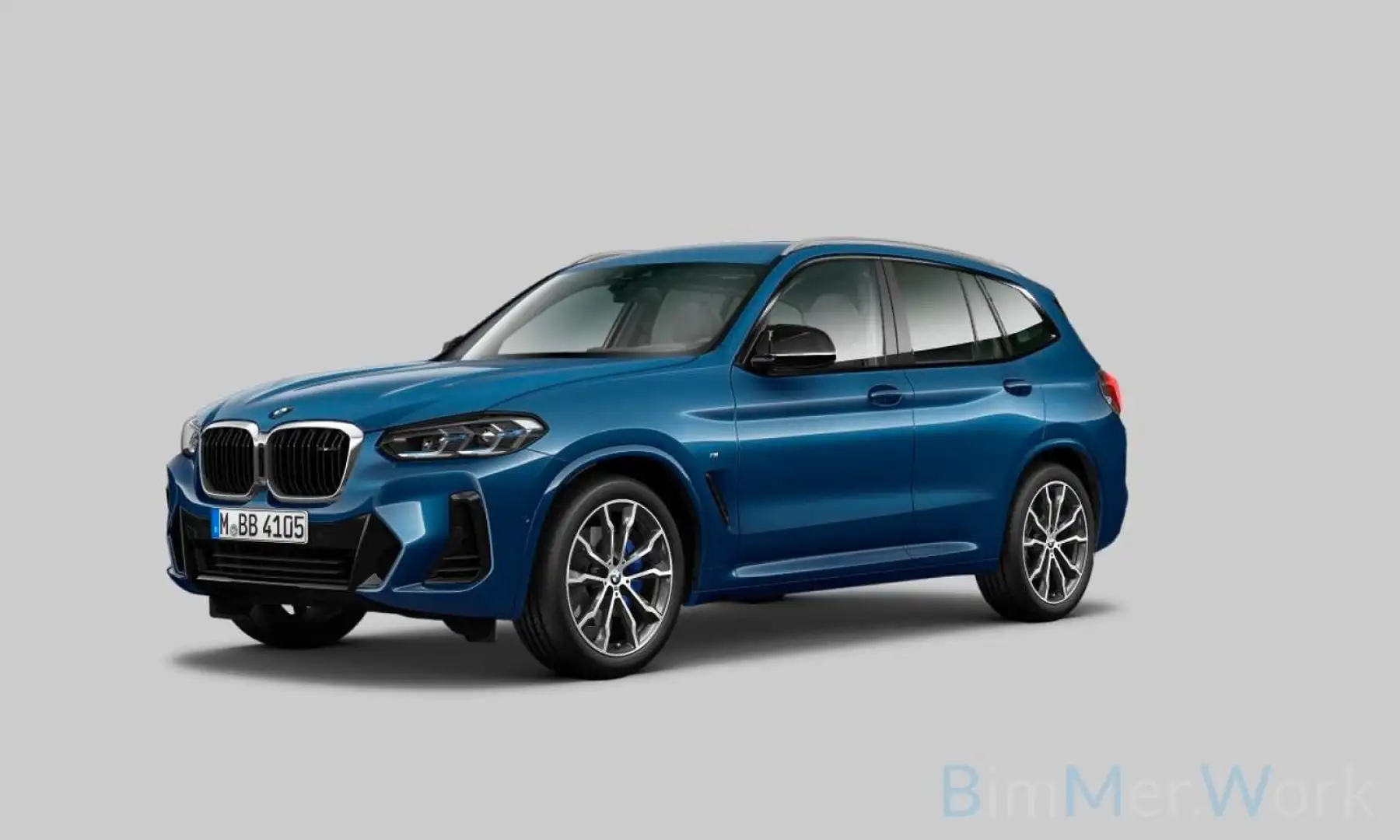 BMW X3 M Kamera Laser HUD DAB H K AHK Komfort 20 Bleu - 1