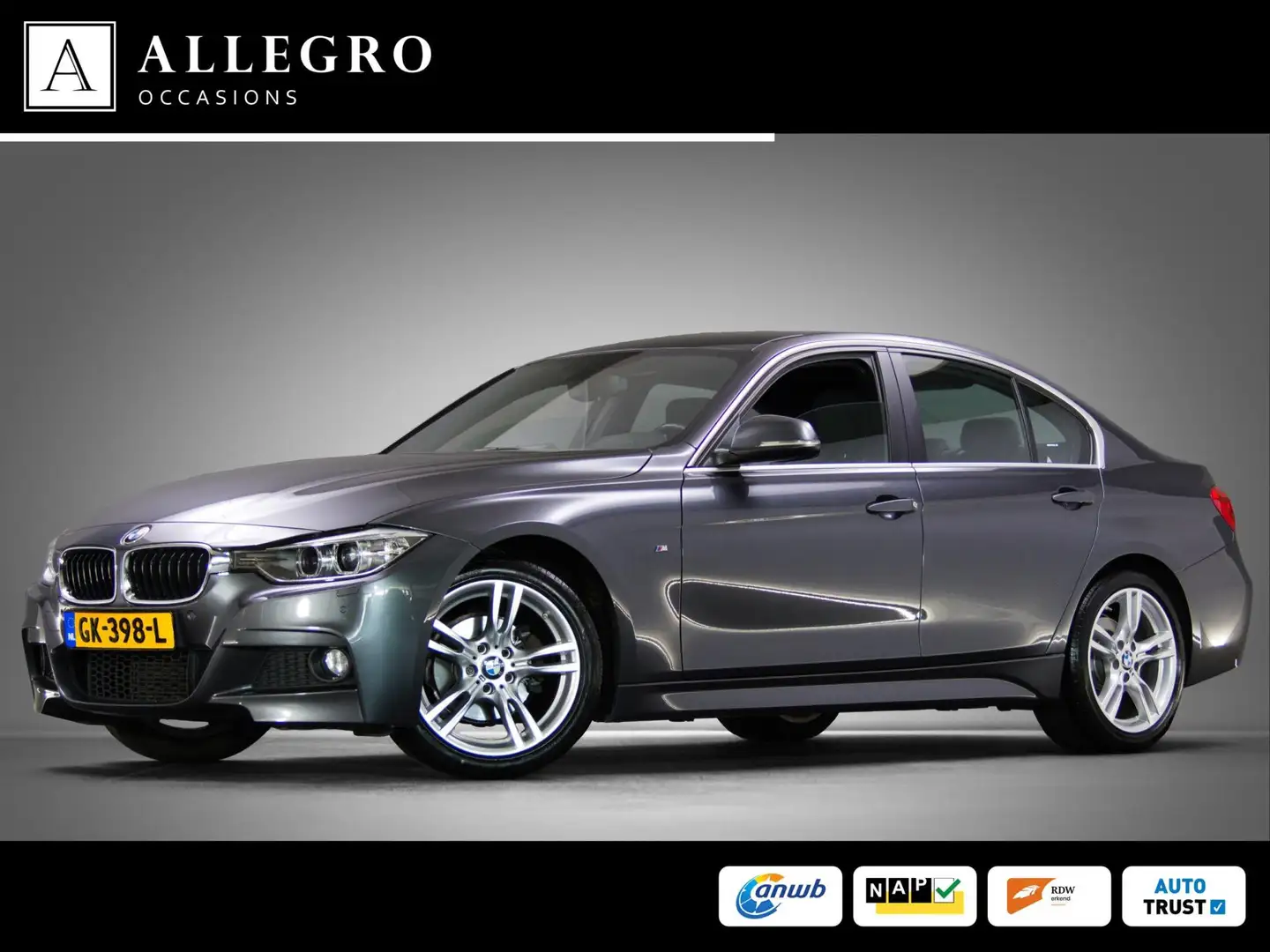 BMW 320 3 Serie 320i High Executive M-Sport (M-SPORT STUUR Gris - 1