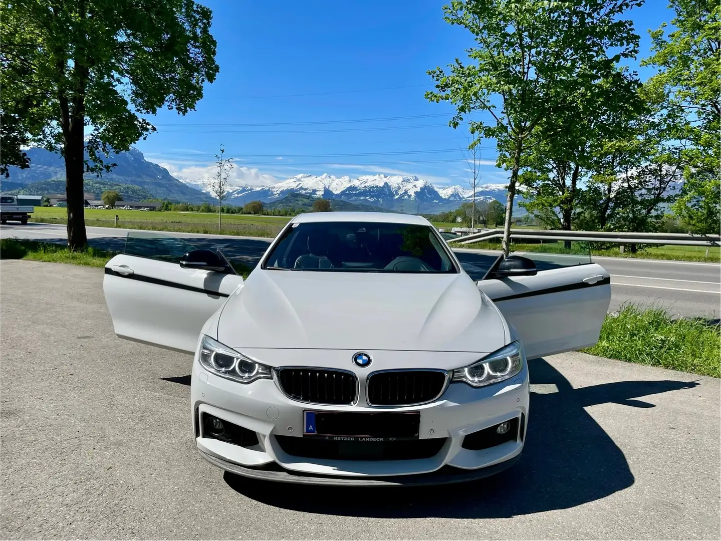 BMW 435 435i xDrive Coupe Österreich-Paket Aut Blanc - 1
