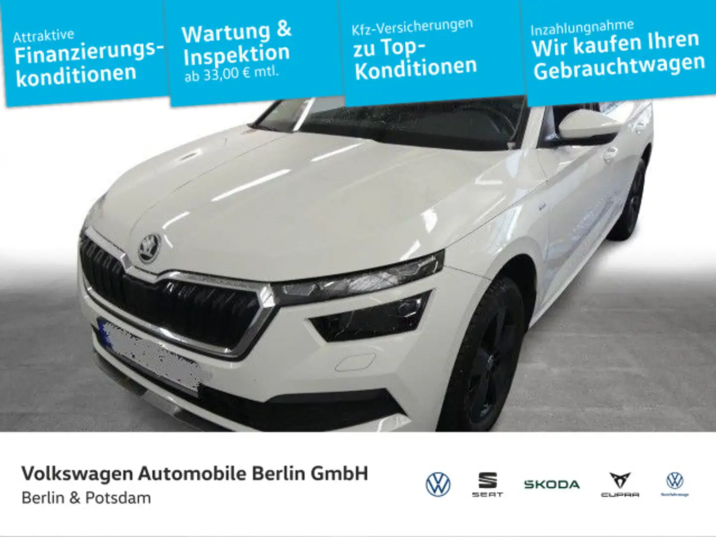 Skoda Kamiq 1.0TSI TOUR App-Connect LED PDC Weiß - 1